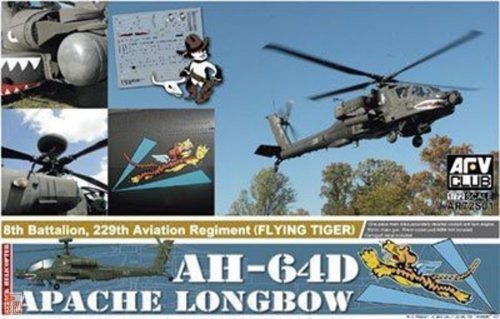 AFV-Club 1:72 AH-64D Apache Longbow (the plastic parts of injection from ACADEMY)