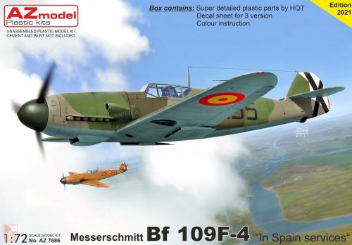 AZ Model 1:72 Bf 109F-4 “In Spain Service”