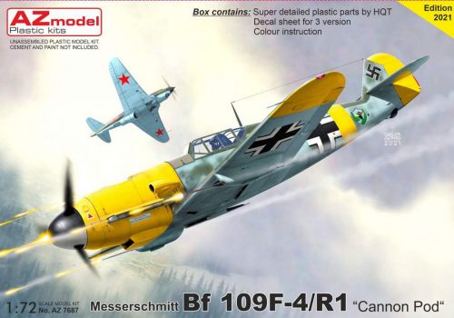 AZ Model 1:72 Bf 109F-4/R1 “Cannon Pod”