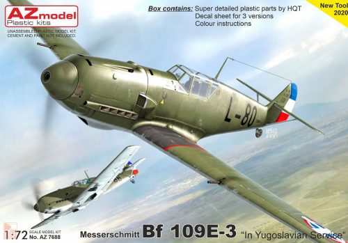 AZ Model 1:72 Bf 109E-3 “In Yugoslavian service”