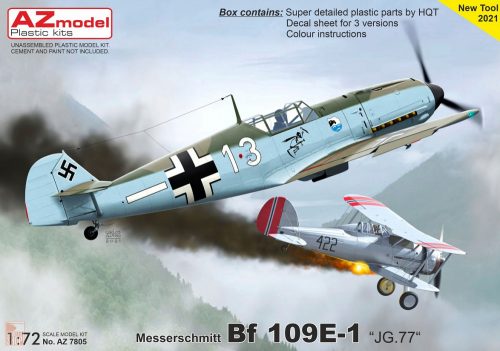 AZ Model 1:72 Bf 109E-1 “JG.77”