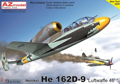 AZ Model 1:72 He 162D-9 “Luftwaffe 46”