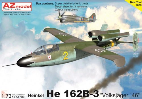 AZ Model 1:72 Heinkel He 162B-3 “Volksjäger 46”