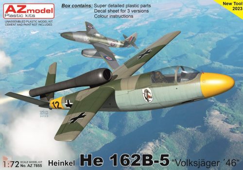 AZ Model 1:72 Heinkel He 162B-5 “Volksjäger 46”