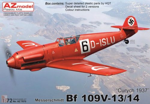 AZ Model 1:72 Bf 109V-13/14 “Curych 1937”