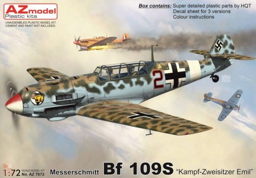 AZ Model 1:72 Bf 109S “Kampf – Zweisitzer Emil”