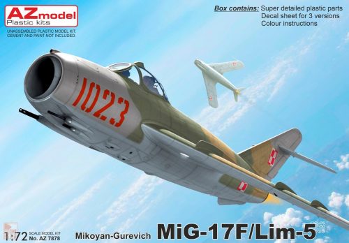 AZ Model 1:72 MiG-17F/Lim-5