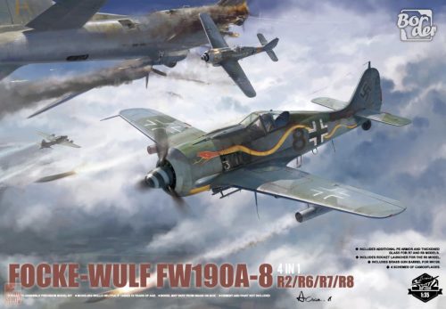 Border model BF009 1:35 Focke-Wulf Fw190A8 (R2 R6 R7 R8 4IN1)