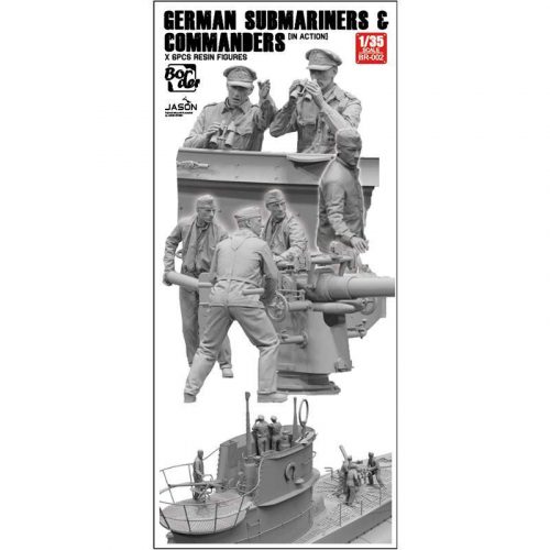 Border model 1:35 German Submarines & Commanders (In action) (Műgyanta figurák)