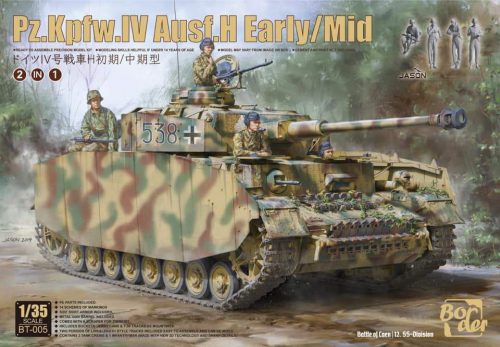 Border Model 1:35 Panzer IV H early/mid (with 4 tank crew)