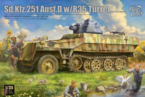 Border model BT042 1:35 Sd.Kfz.251 Ausf.D with R35 Turret