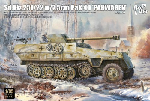 Border model BT043 1:35 Sd.Kfz.251/22 w 7.5cm PaK 40 ”Pakwagen”