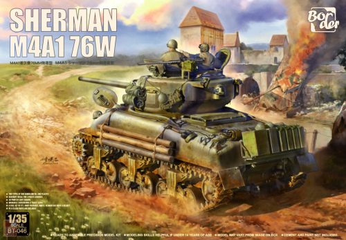 Border model BT046 1:35 Sherman M4A1 76W