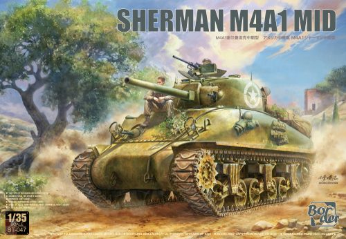 Border model BT047 1:35 M4A1 Sherman Mid