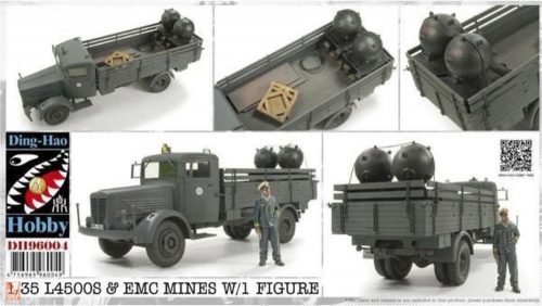 AFV-Club 1:35 L4500S & EMC Mines w/1 Figure