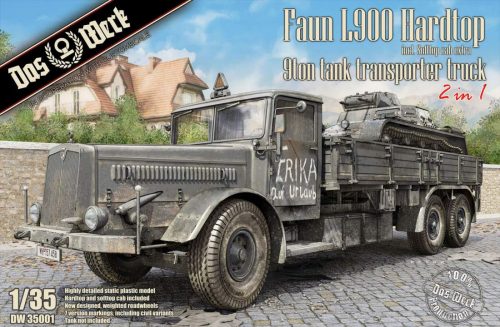 Das Werk 1:35 Faun L900 Hardtop 2in1 harcjármű makett