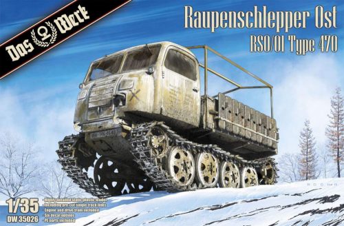 Das Werk 1:35 Raupenschlepper Ost - RSO / 01 Type 470 harcjármű makett