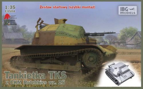 IBG Model 1:35 TKS Polish Tankette with machine gun (incl quick build track