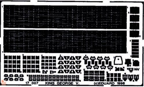 Eduard Accessories 1:700 HMS King George V. für Tamiya Bausatz 77525