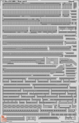 Eduard Accessories 1:700 USS Wasp LHD-1 for Hobby Boss