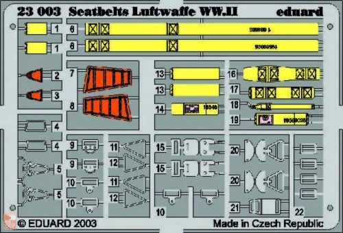 Eduard Accessories 1:24 Luftwaffe WW.II