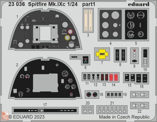 Eduard Accessories 1:24 Spitfire Mk.IXc 1/24 AIRFIX