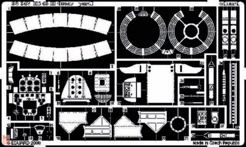 Eduard Accessories 1:32 Ki-43 II Oscar für Hasegawa Bausatz
