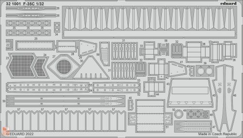 Eduard Accessories 1:32 F-35C for TRUMPETER