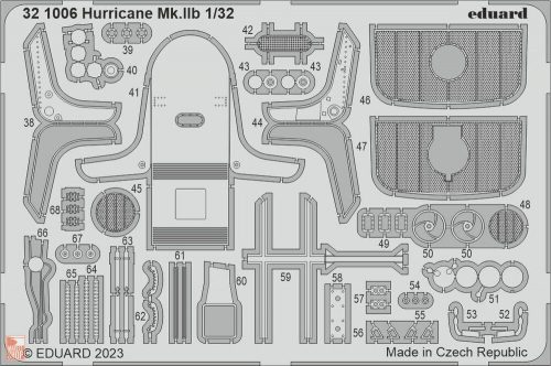 Eduard Accessories 1:32 Hurricane Mk.IIb 1/32 REVELL