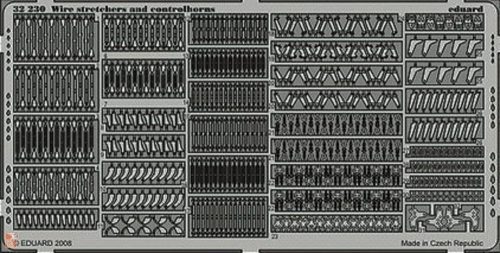 Eduard Accessories 1:32 Wire stretchers & controlhorns