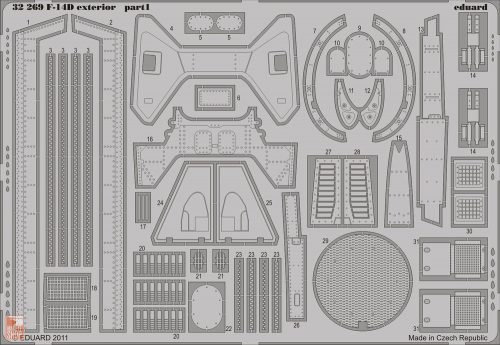 Eduard Accessories 1:32 F-14D exterior for Trumpeter