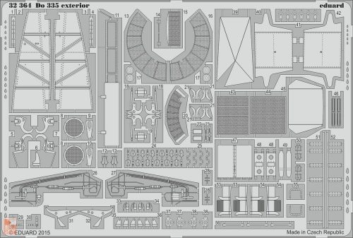 Eduard Accessories 1:32 Do 335 exterior for HKM