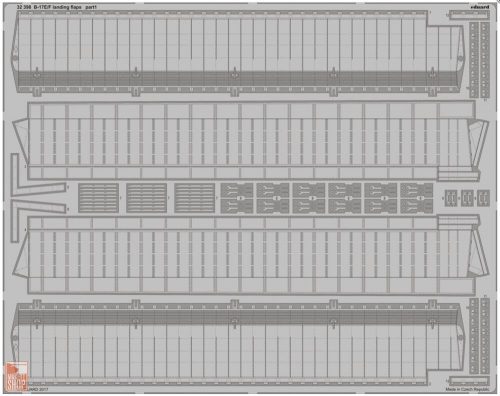 Eduard Accessories 1:32 B-17E/F landing flaps for HKM