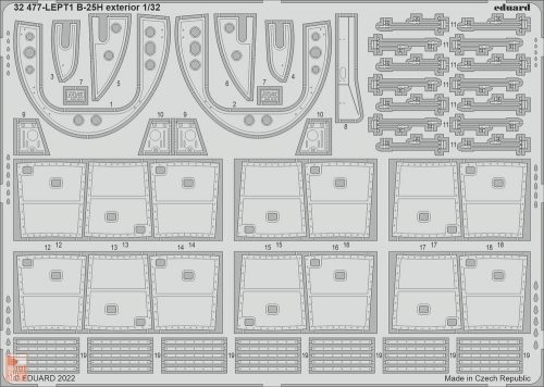 Eduard Accessories 1:32 B-25H exterior for HKM