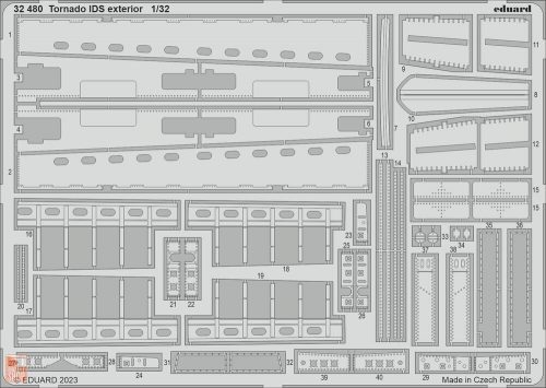 Eduard Accessories 1:32 Tornado IDS exterior for ITALERI