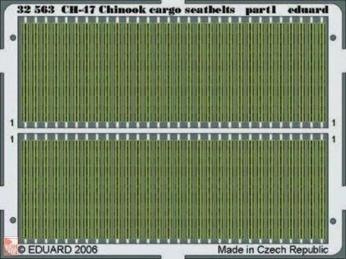 Eduard Accessories 1:35 CH-47 Chinook cargo seatbelts für Trumpeter Bausatz