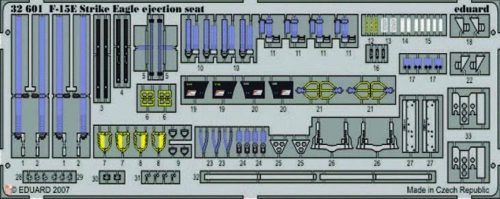 Eduard Accessories 1:32 F-15E Strike Eagle ejection seat für Tamiya-Bausatz