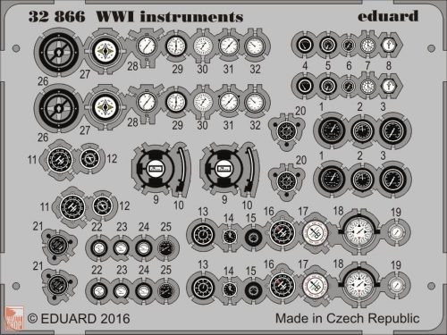 Eduard Accessories 1:32 WWI instruments