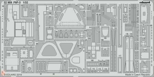 Eduard Accessories 1:32 F6F-3 for Trumpeter