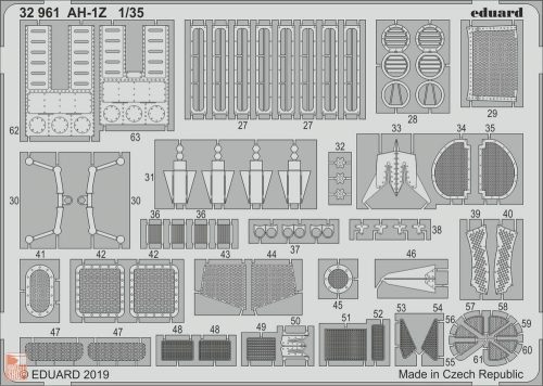 Eduard Accessories 1:35 AH-1Z for Academy