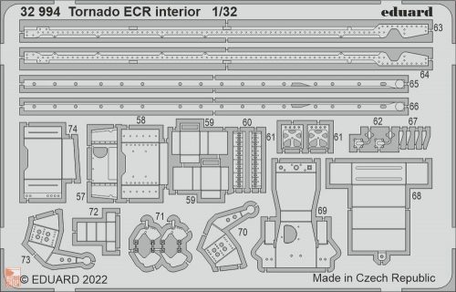 Eduard Accessories 1:32 Tornado ECR interior for ITALERI