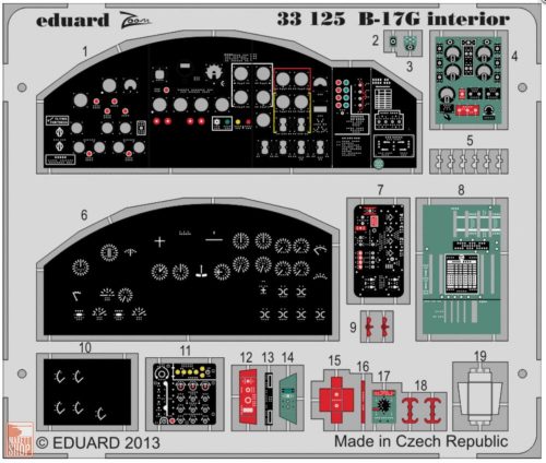 Eduard Accessories 1:32 B-17G interior S.A. 1/32 for HK Models