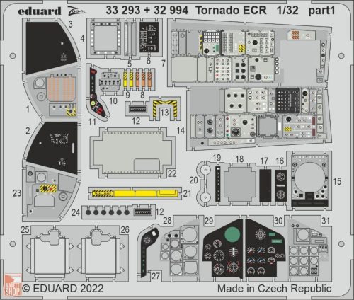 Eduard Accessories 1:32 Tornado ECR for ITALERI