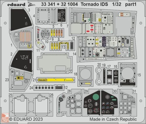 Eduard Accessories 1:32 Tornado IDS for ITALERI