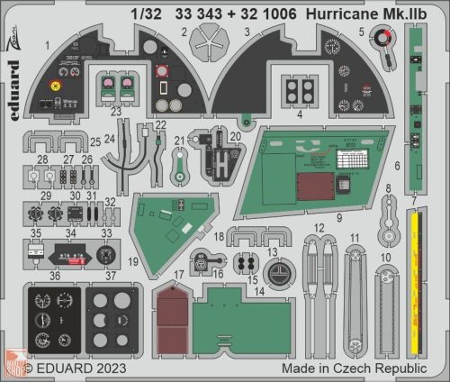 Eduard Accessories 1:32 Hurricane Mk.IIb 1/32 REVELL