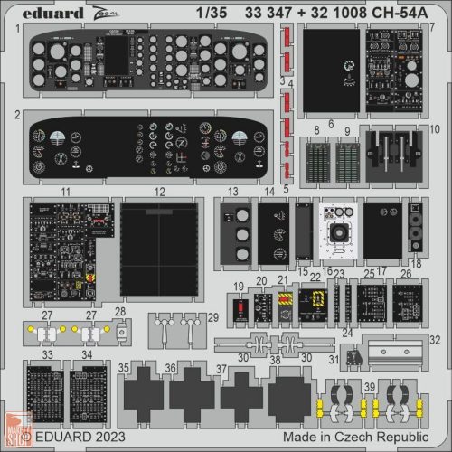 Eduard Accessories 1:35 CH-54A 1/35 ICM