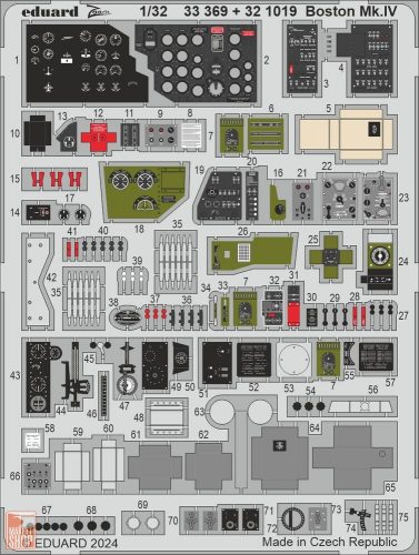Eduard Accessories 1:32 Boston Mk.IV  HKM