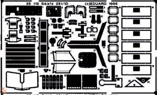 Eduard Accessories 1:35 Sd.Kfz. 251/1 Ausf. D Detailbausatz