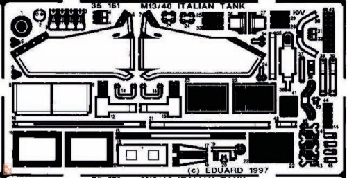 Eduard Accessories 1:35 M13/40 Panzer Detailbausatz