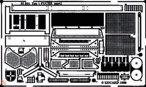 Eduard Accessories 1:35 Tpz-1 Fuchs für Revell Bausatz